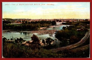 New Hampshire, Manchester - View Of Manchest Mills From Amoskeag -  [NH-357]