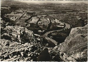 Air view cpm sisteron - the city and the citadel (1209389) 