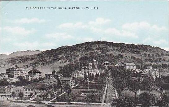 New York Alfred The College In The Hills