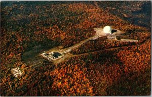 COMSAT Radome Containing Antenna, Andover ME Earth Station Vintage Postcard G33