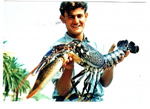 Dear Doctor, Man with Huge Lobster, Corse Corsican: Corsica, France Used 1960