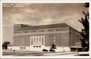 Hall of Music Purdue University West Lafayette Indiana UNUSED RPPC Postcard E50