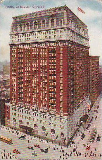 Illinois Chicago Hotel La Salle 1911