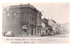 Old Redmen Hall & Jville Club - Jacksonville, Oregon