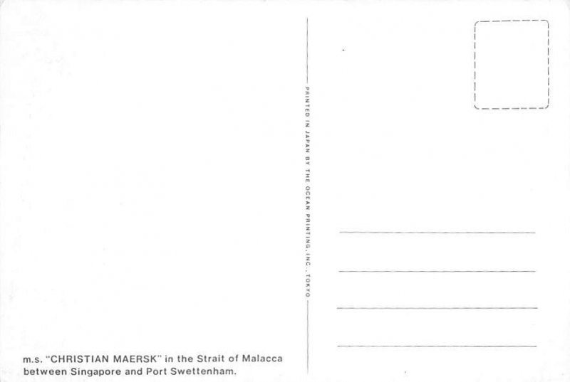 Christian Maersk Ship Unused 