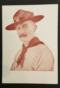 Mint Vintage Hungary Boy Scouts Scout Leader Portrait Illustrated Postcard