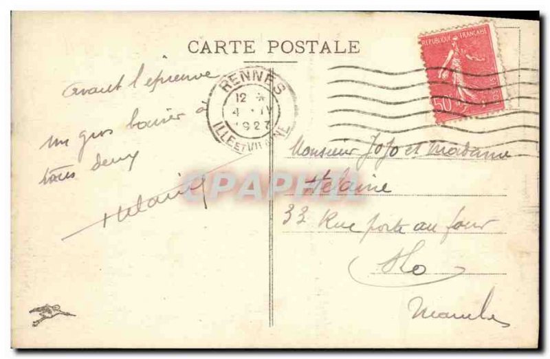 Old Postcard Rennes La Prefecture