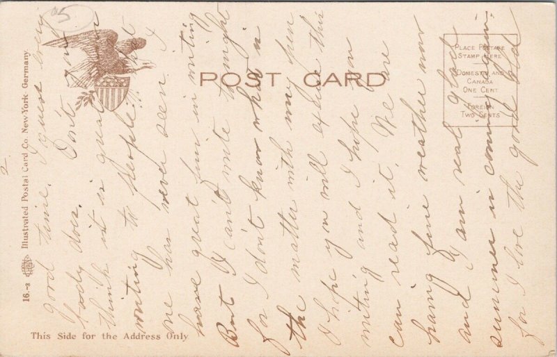 Curtis Homes Meriden CT (spell err) Illustrated Postal Postcard H21