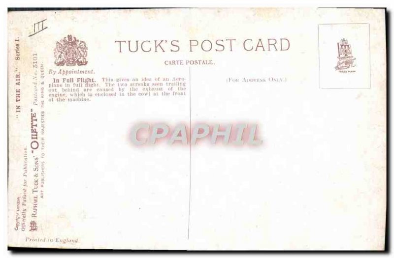 Old Postcard Jet Aviation