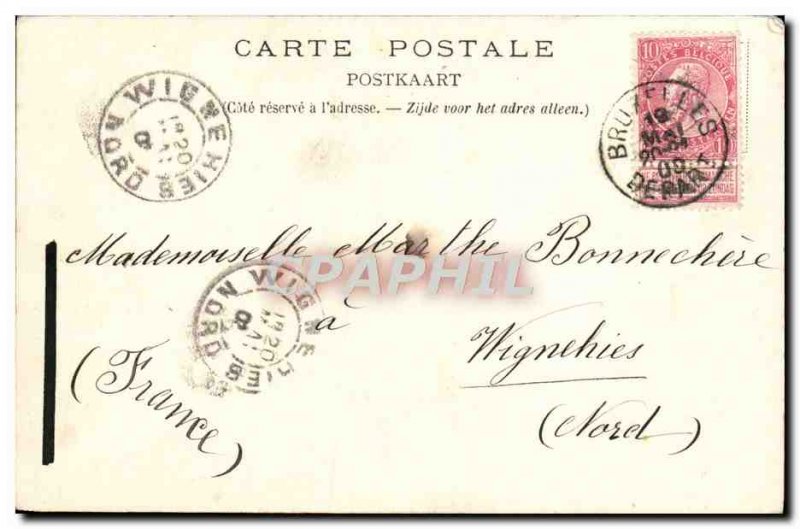 Brussels Old Postcard King's House