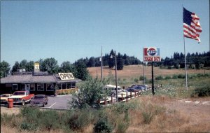Fairmont Minnesota Farm Boy Restaurant Pepsi c1950-60s Vintage Postcard