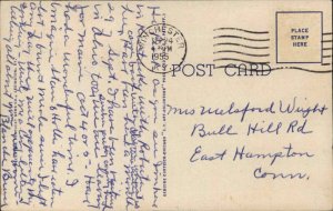 University Kentucky Stadium Coliseum College Football c1955 Vintage Postcard