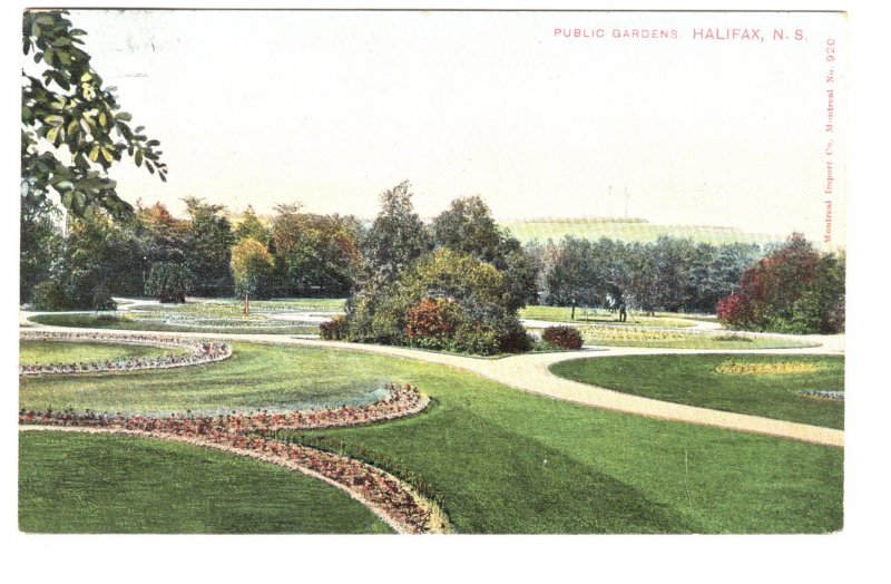 Public Gardens, Halifax, Nova Scotia, Used 1906