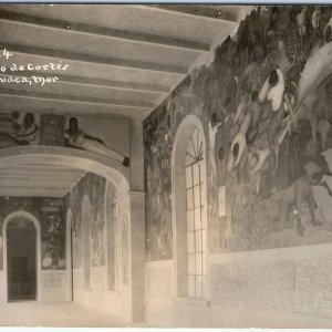 c1910s Cuernavaca Mexico RPPC 1526 Palace of Cortes by Spanish Conquistador A163