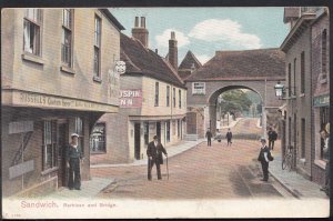 Kent Postcard - Sandwich, The Barbican and Bridge   DP459