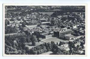 tq1711 - Cambs - Aerial View of Early Cambridge - postcard