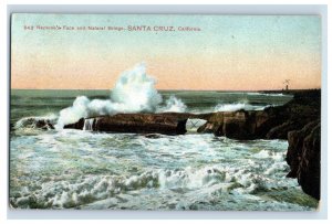 C. 1910 Neptune's Face Santa Cruz California Vintage Postcard F52