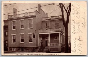 Vtg Canandaigua New York NY Young Mens Christian Association YMCA 1907 Postcard