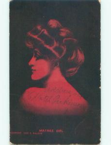 Divided-Back PRETTY WOMAN Risque Interest Postcard AA8406