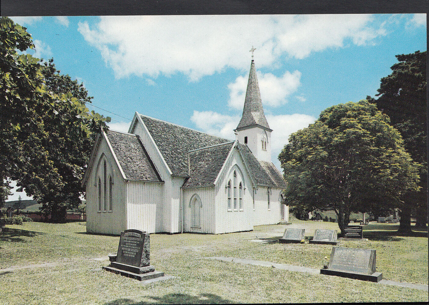 New Zealand Postcard Waimate North Church, Northland LC4004