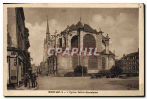 Old Postcard Montargis L'Eglise Sainte Madeleine