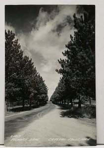 Michigan Memory Lane Crystal Falls RPPC Postcard H3