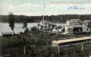 br105536 park headquarters algonquin national park canada quebec