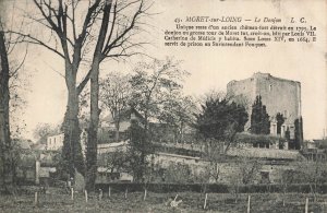 Moret-sur-Loing Le Donjon Castle Ruins France Postcard