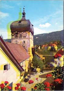 Postcard Austria - Bregenz - Martinsturm granary