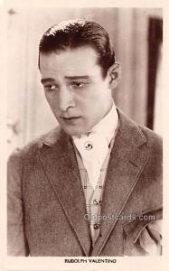 Series 88, Rudolph Valentino Movie Star Actor Actress Film Star Writing on back 