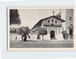 Postcard Mission Dolores, San Francisco, California