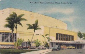 Florida Miami Beach The Auditorium 1958 Curteich