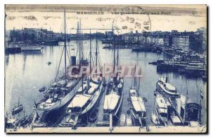 Old Postcard Marseille Old Port General view