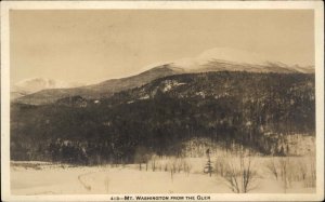 Mt. Washington From the Geln Shorey 413 c1915 Real Photo Postcard