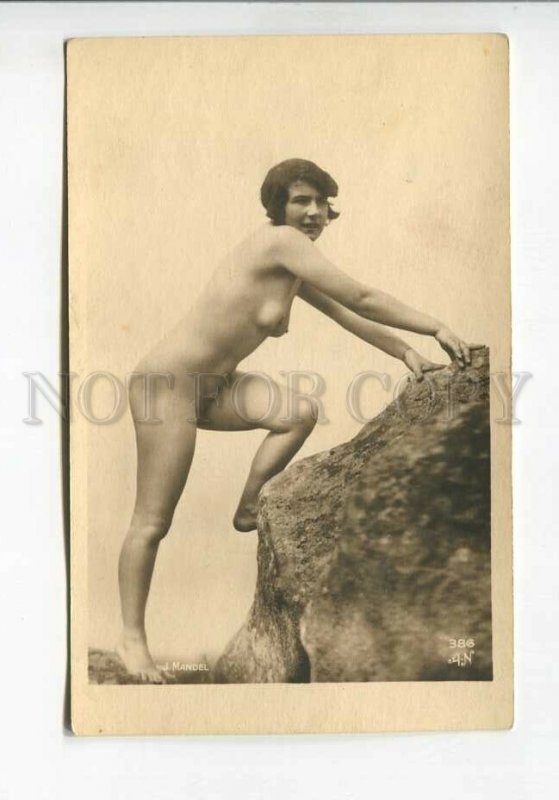 3177932 NUDE Belle Woman Beach Vintage MANDEL AN PHOTO #386