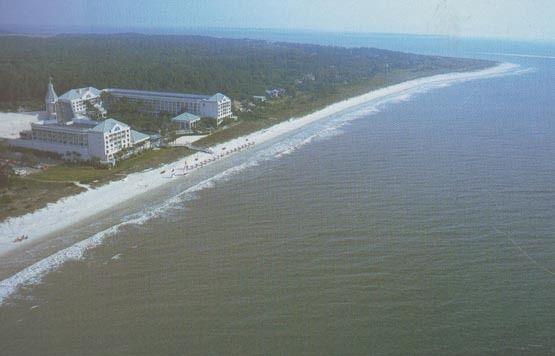 Hilton Head Island Grasslawn Avenue Postcard