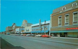 Autos 1960s Kansas City Kansas Minnesota Avenue Tetricolor postcard 510