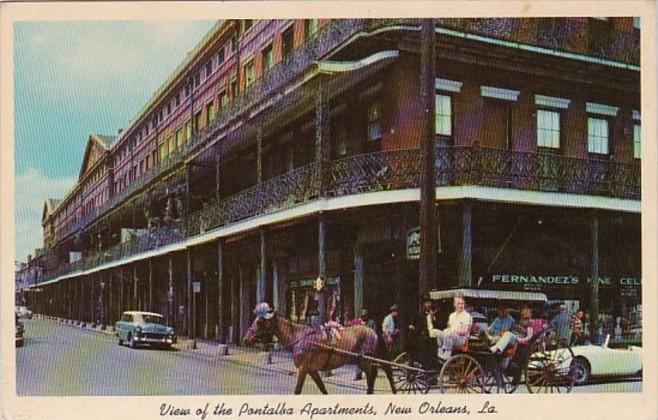 Louisiana New Orleans View Of The Pontalba Apartments