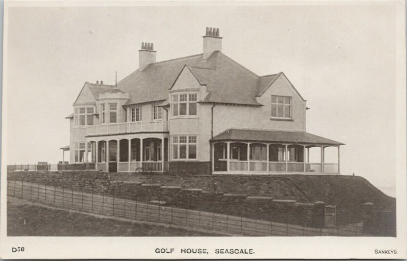 Golf House Seascale Cumbria UK Unused Sankeys Real Photo Postcard F15