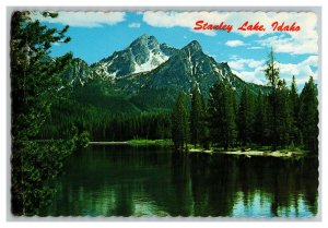 Stanley Lake Idaho Continental View Postcard