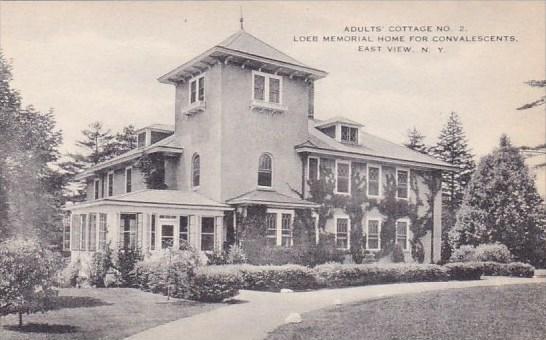 Adults Cottage No 2 Loeb Memorial Home For Convalescents East View New York A...