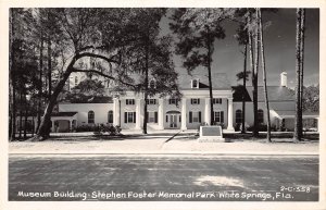 White Springs  Florida Stephen Foster Mem. Park Museum Bldg. Real Photo PC U5647