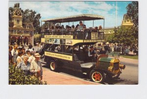 VINTAGE POSTCARD DISNEYLAND MAIN STREET USA OMNIBUS