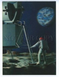 3134138 SPACE Lunar Module LEM OLD 3D postcard TOPPAN
