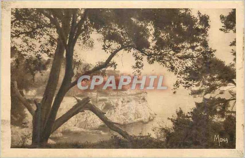Old Postcard Toulon Petits Tableaux de Provence Cape Anse Brown to Sunset