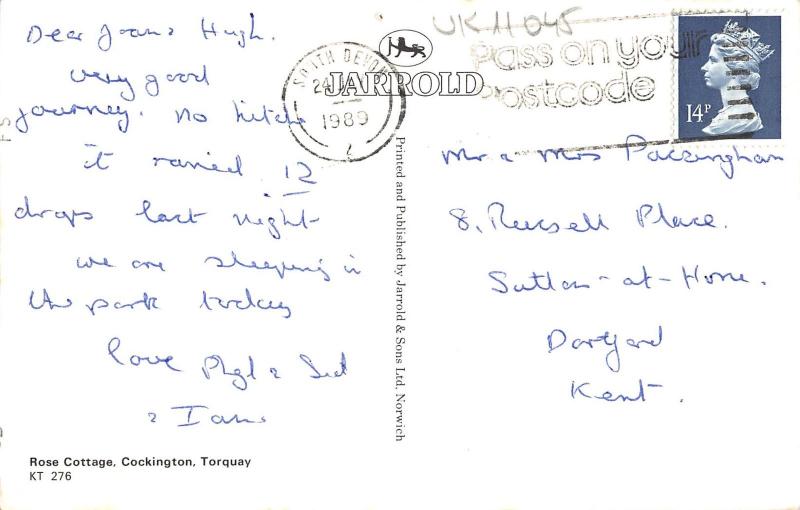 uk11045 rose cottage cockington  torquay devon uk