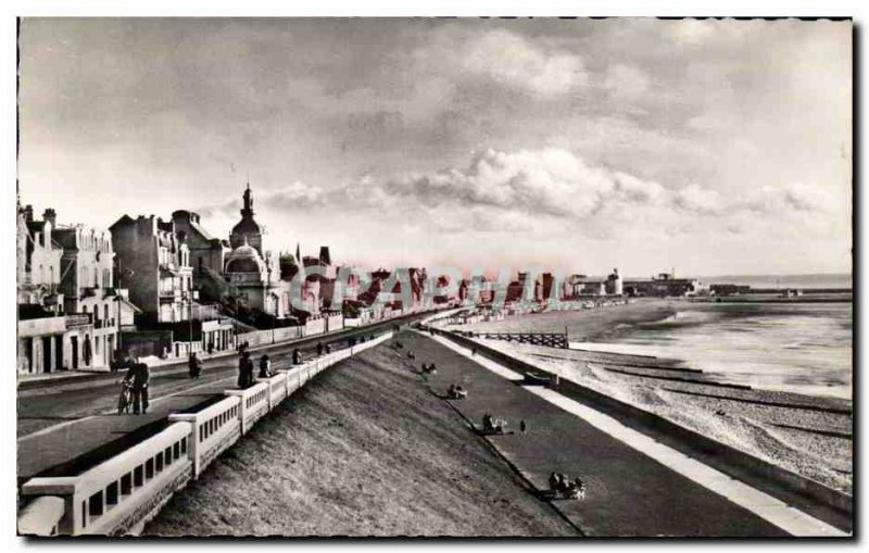 Le Havre - The Beach and the Boulevard Albert I - Old Postcard