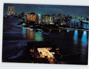 Postcard View of Fort San Jerónimo with the Condado, San Juan, Puerto Rico