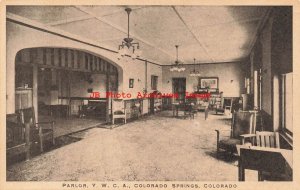 CO, Colorado Springs, Colorado, YWCA, Parlor Interior View