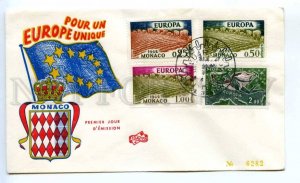 418906 MONACO 1962 year EUROPA CEPT First Day COVER